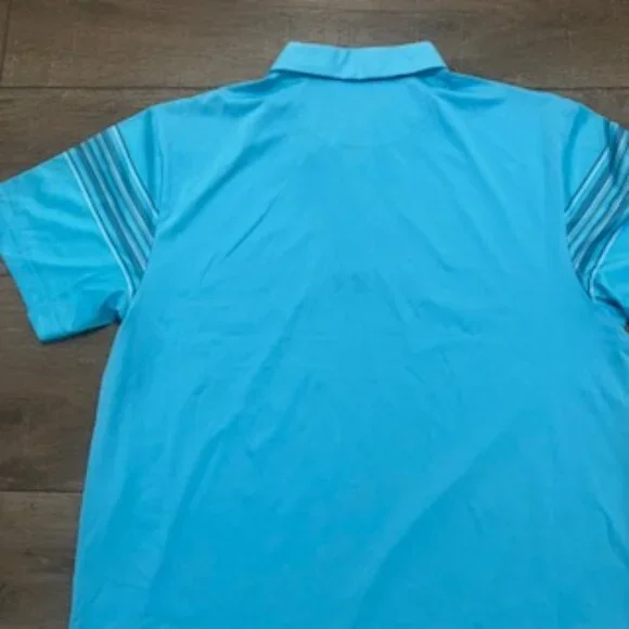 NEW Callaway Polo Shirt Men’s size Large Golf Turquoise short sleeve NWT - Picture 5 of 15